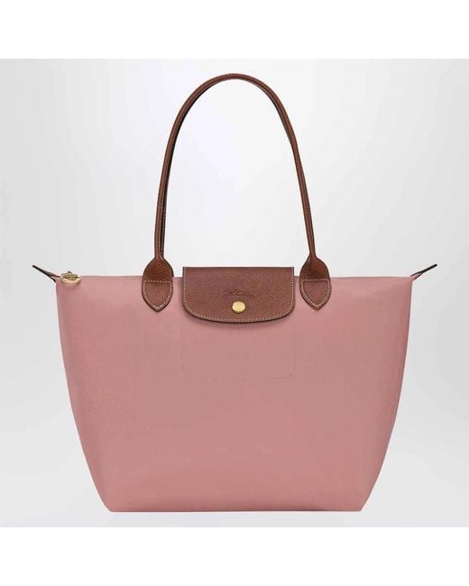 Longchamp Red Le Pliage Original M Bag