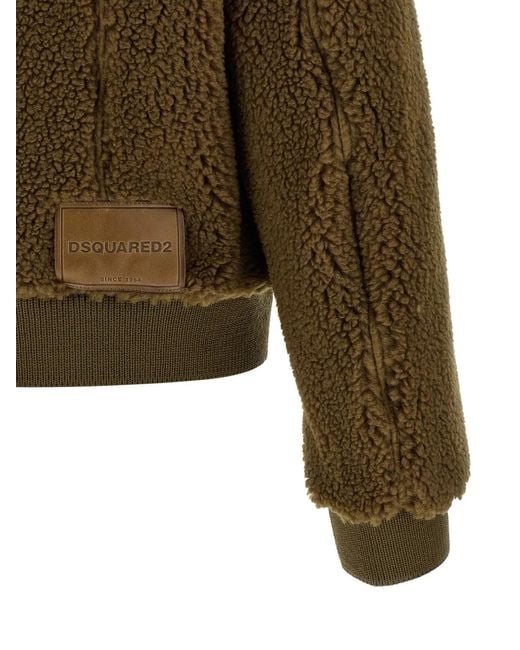 DSquared² Green 'Teddy' Jacket for men
