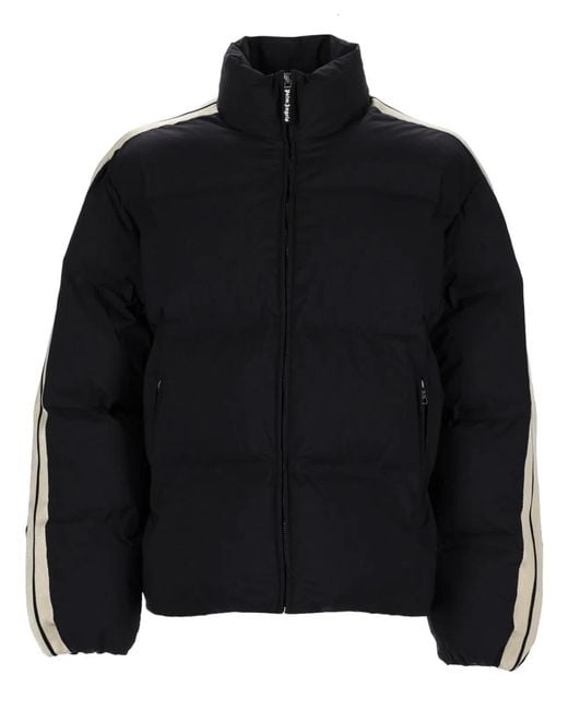 Palm Angels Black Giacca Con Logo for men