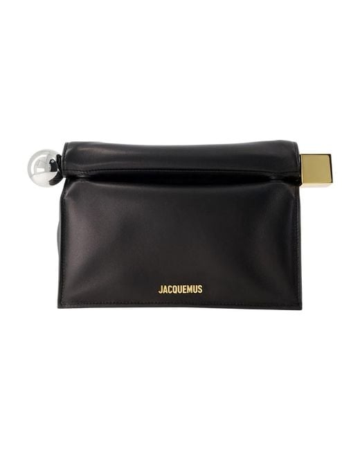 Jacquemus Black Rond Carré Pouch