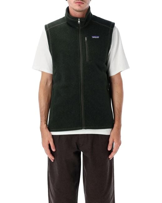 Patagonia Black Better Sweater Fleece Vest for men