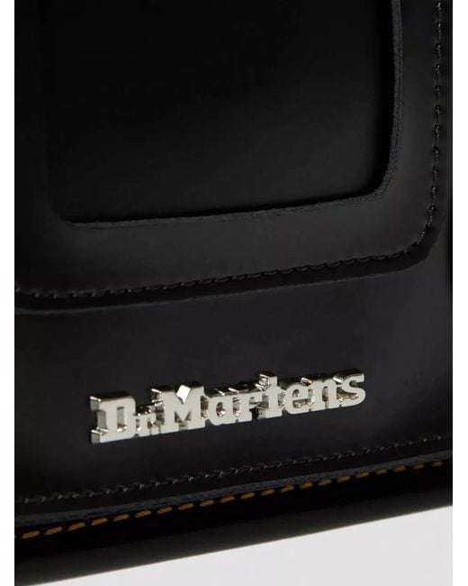 Dr. Martens Black 11 Leather Satchel