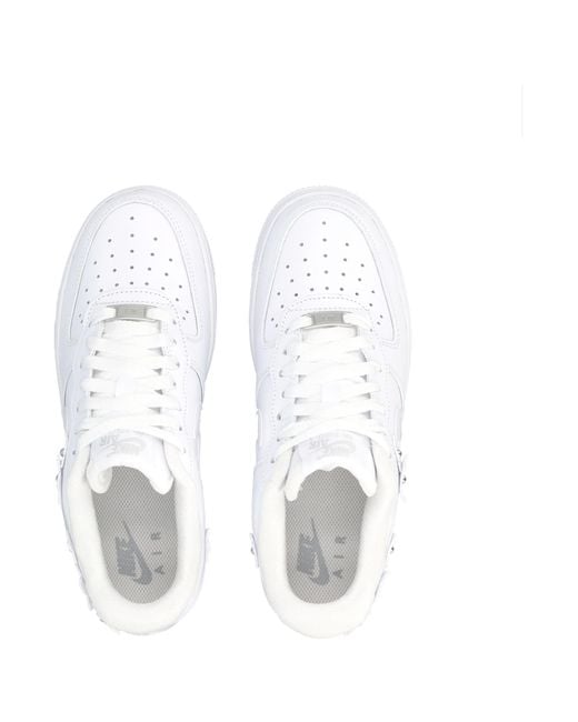 Nike White Air Force 1 '07 Florette Sneakers