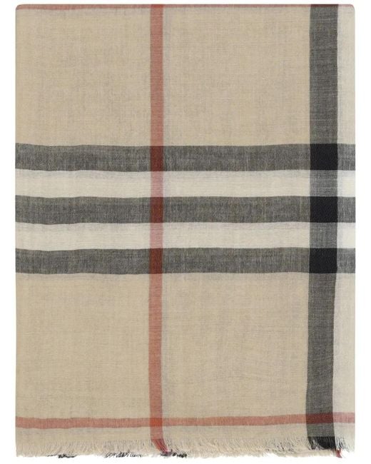Burberry Natural Mu 220X70 Df Check Gauz