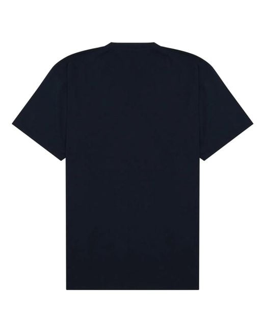 Low Brand Blue Cotton T-Shirt for men