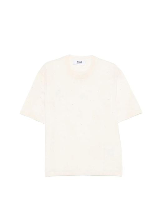 Golden Goose Deluxe Brand White Cotton T-Shirt