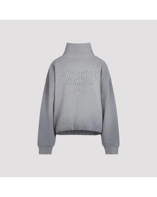 Acne Gray Melange Sweatshirt