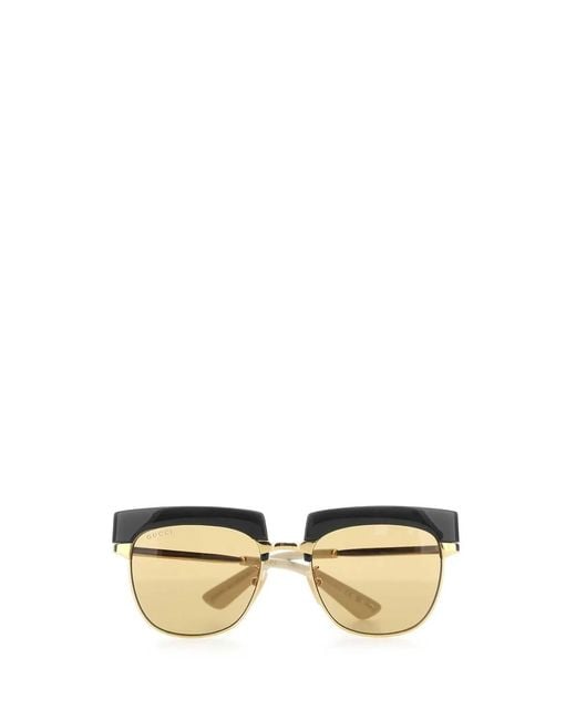 Gucci Metallic Metal Sunglasses for men