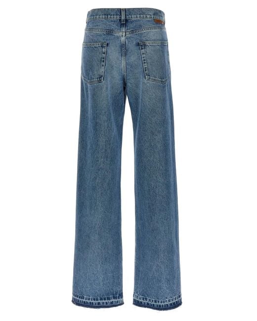 Stella McCartney Blue Layered Jeans