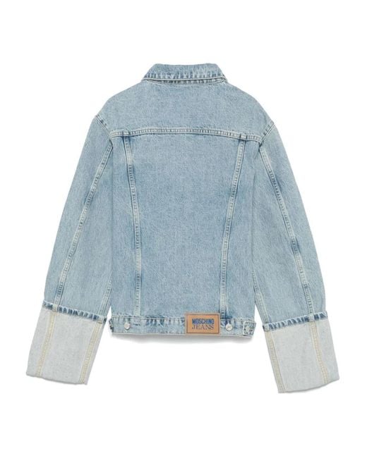 Moschino Blue Cotton Jacket