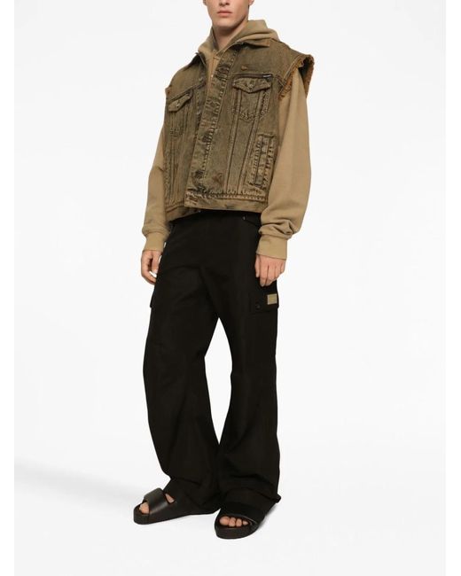 Dolce & Gabbana Black Dolce & Gabbana Roma Pants for men