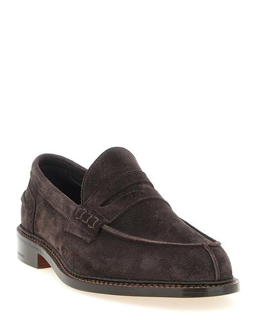 Tricker's Brown 'Adam' Loafers for men