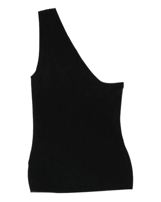 Lisa Yang Black Sorea Cotton And Cashmere Top