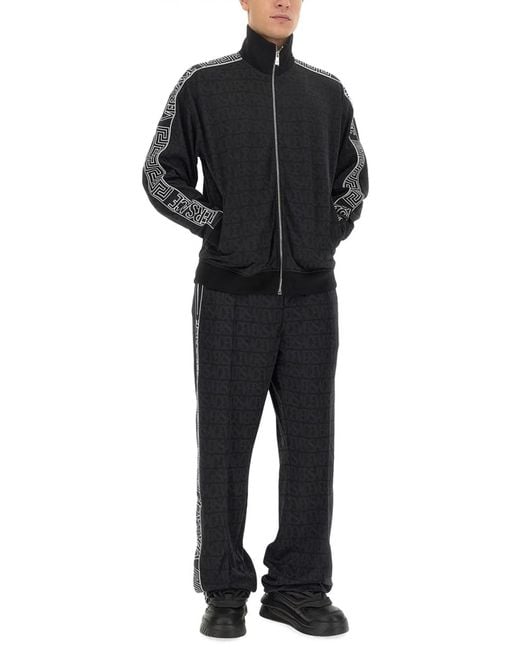 Versace Black Jogging Pants for men