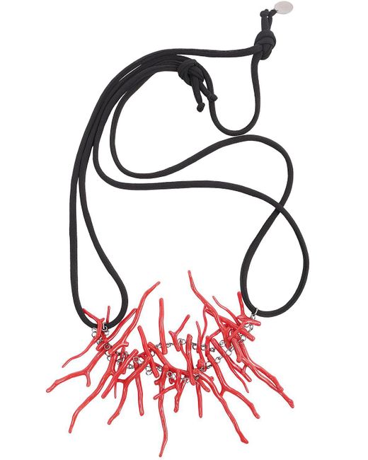 Maria Calderara Red Corals Necklace