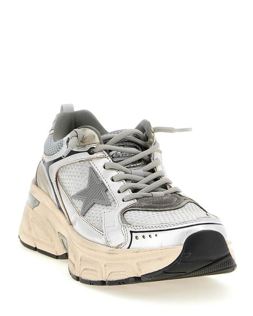 Golden Goose Deluxe Brand White 'Lightstar' Sneakers