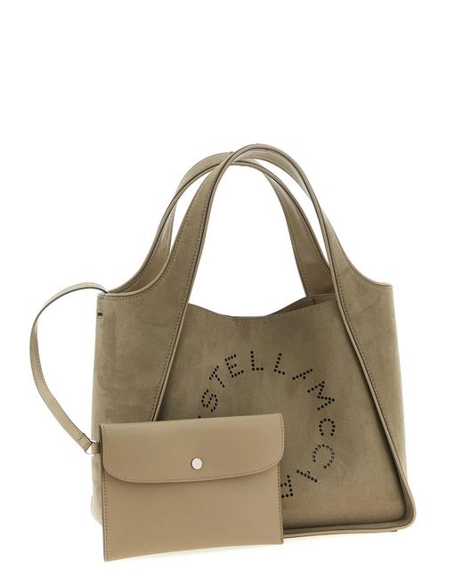 Stella McCartney Green 'Stella Logo' Crossbody Bag