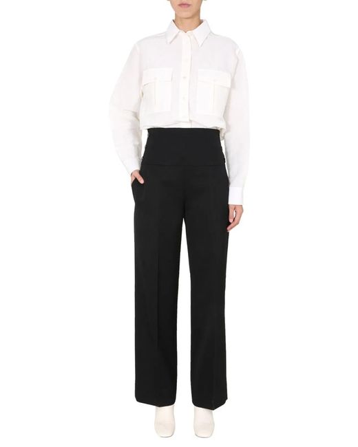 Jil Sander Black Tailored Trousers