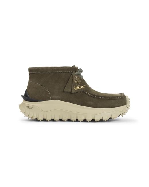 Moncler Green Dark Trailgrip Wallabee Gtx Nakle Boot for men