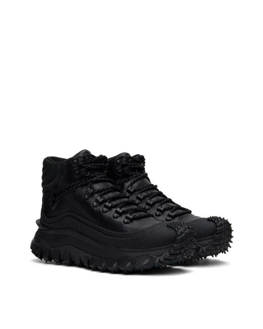 Moncler Black Trailgrip High Gtx Lace-Up Boots