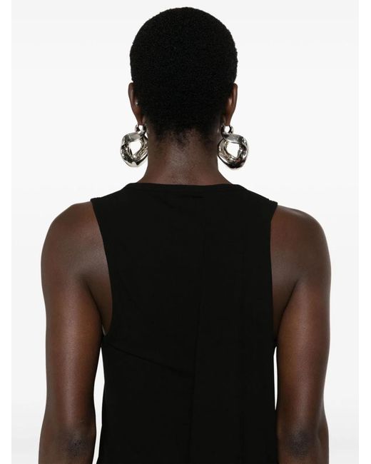 Balenciaga Black Stretch Viscose Dress