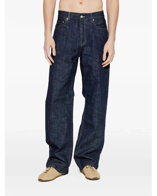 Jacquemus Blue Droit Tailored Pants for men