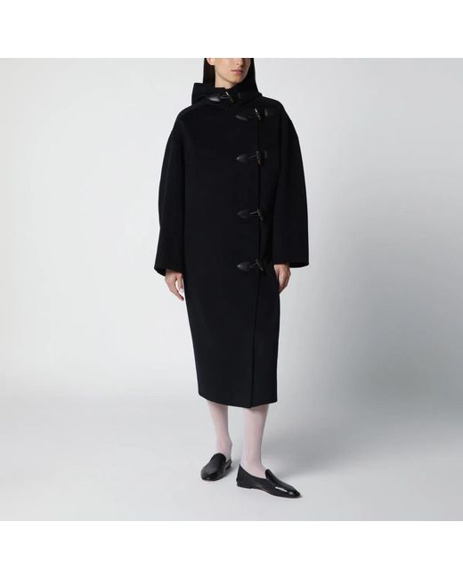 Rohe Black Duffle Coat