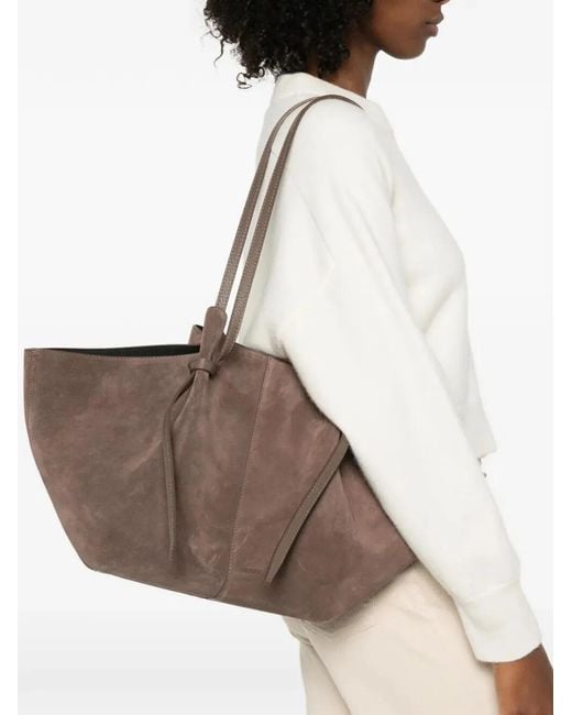 Yuzefi Brown Large "Mochi" Tote Bag