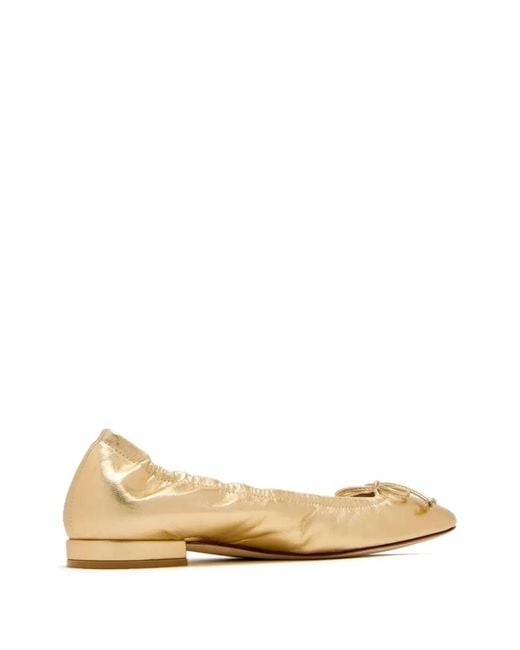 Stuart Weitzman Natural Bria Ballet Flat