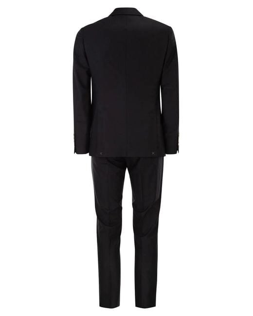 Brunello Cucinelli Black Tailored Suit for men