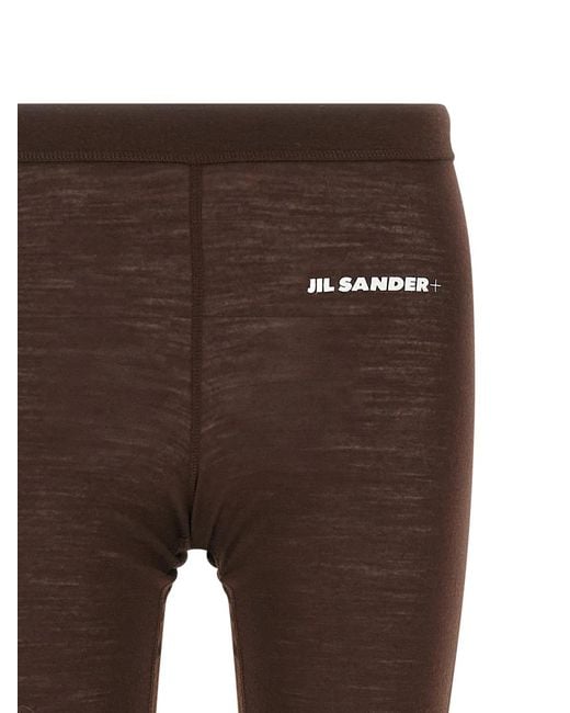 Jil Sander Brown '029' Leggings