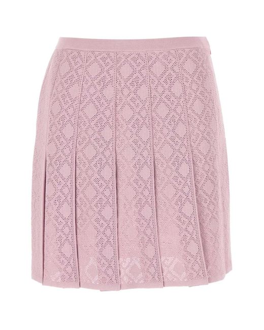 Givenchy Pink Viscose Blend Skirt