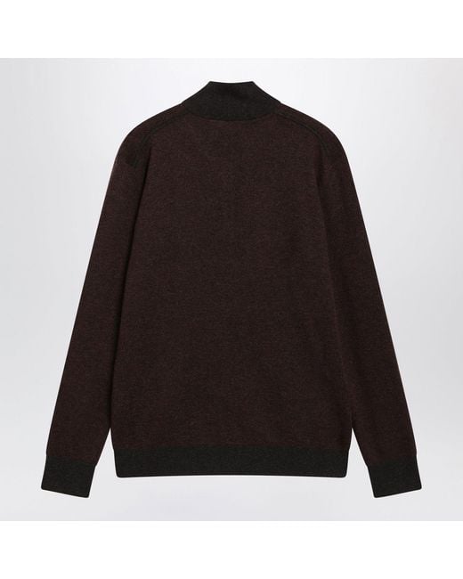 Loro Piana Black Roadster Cashmere Jumper for men