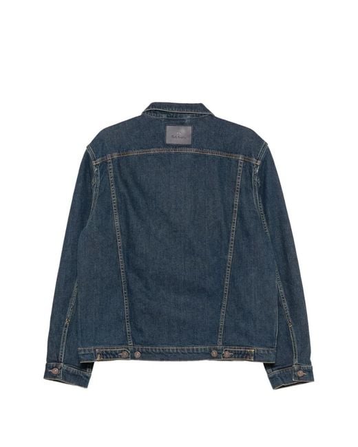 Paul Smith Blue Ps Paul Smith Denim Cotton Jacket for men