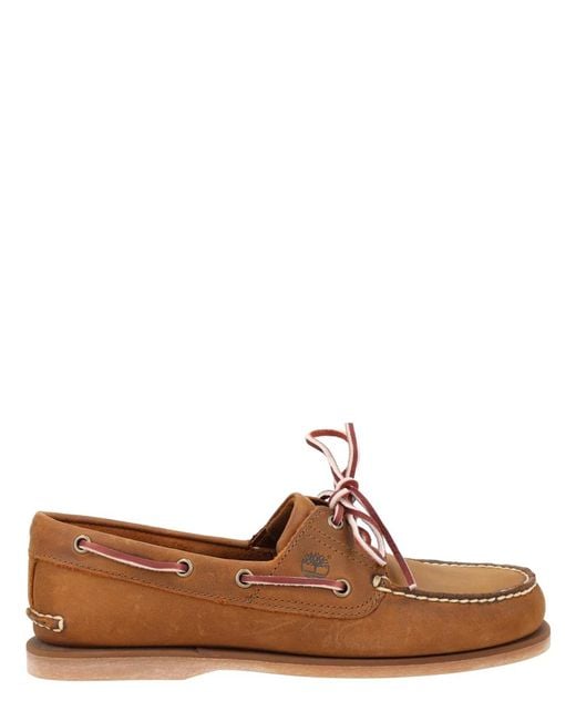 Timberland Brown Moccasin Classic Boat for men