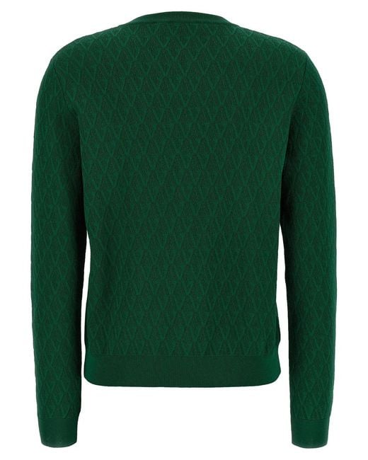 Versace Green Viscose Cardigan