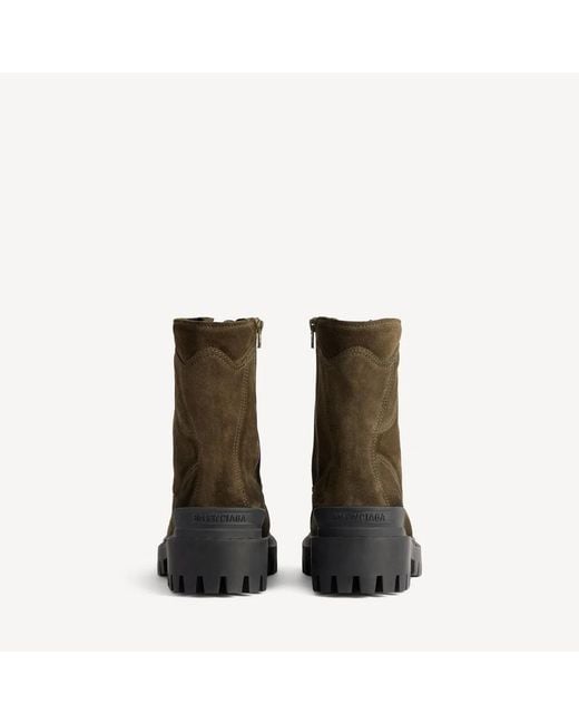 Balenciaga Brown Combat Strike L20 for men