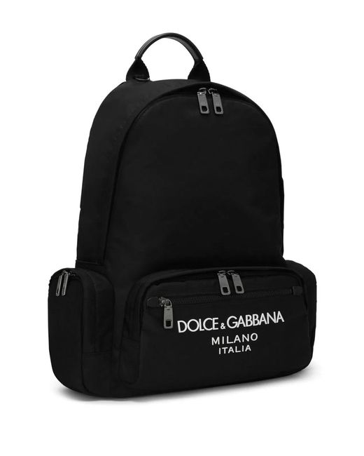 Dolce & Gabbana Black Dolce & Gabbana Polyamide Blend Bag for men