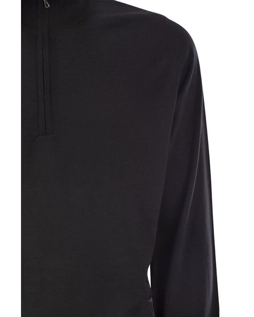 John Smedley Black Barrow for men