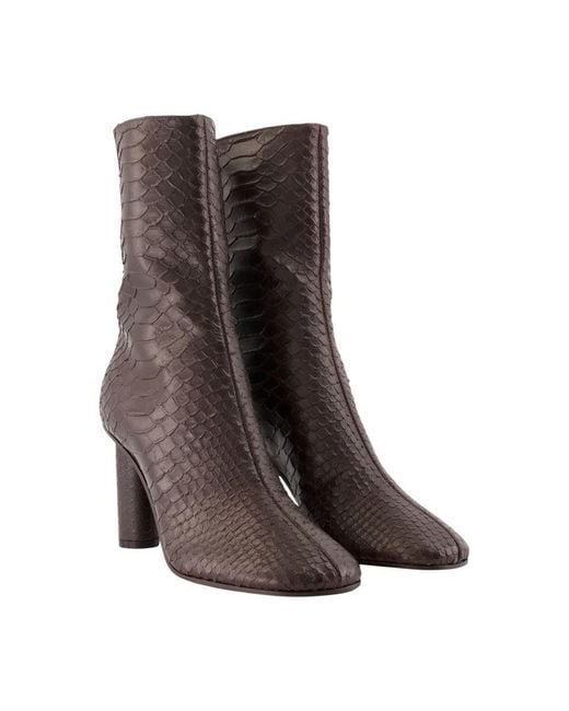 Paris Texas Brown Alice Ankle Boots