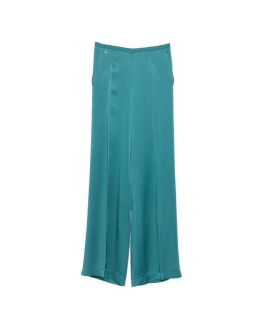 Forte_forte Blue High-Waisted Trousers