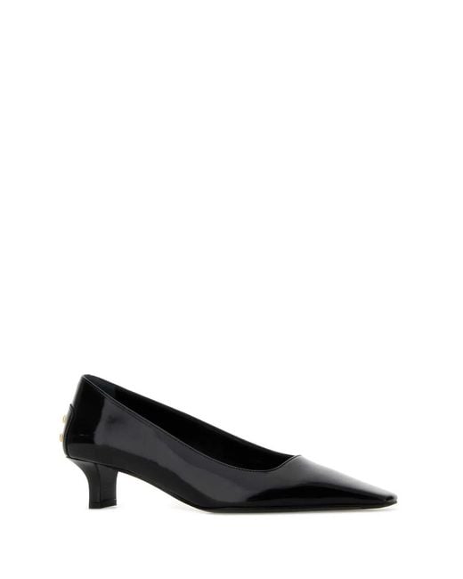 Tod's Black Leather Pumps