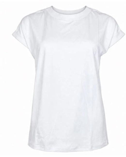 Eleventy White Cotton Crew Neck T-Shirt