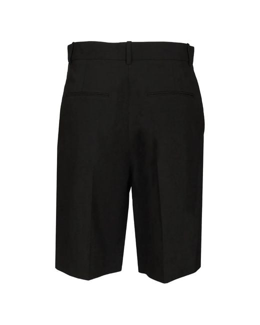 Khaite Black Auggie Shorts