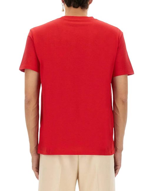 Valentino Red Cotton T-Shirts for men