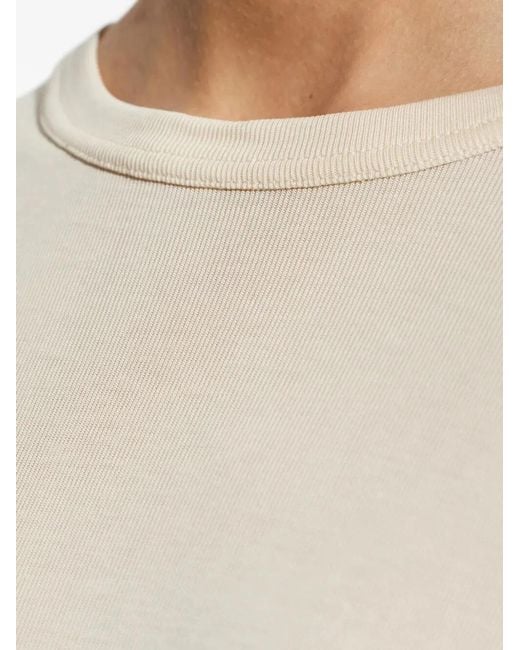 Studio Nicholson White "Rond" Short Sleeve T-Shirt
