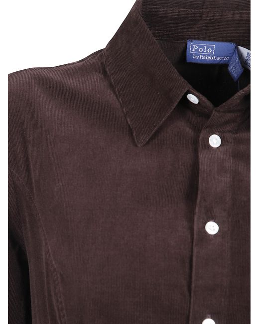 Polo Ralph Lauren Brown Woven Shirt Dress