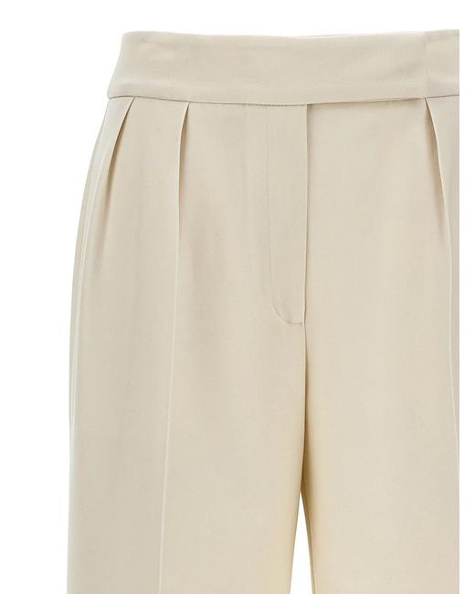 Kiton Natural Loose Leg Pants