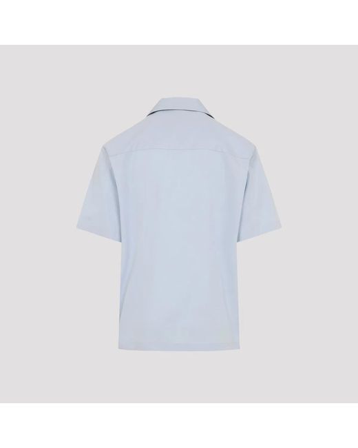 Jil Sander Blue Light Cotton Shirt for men
