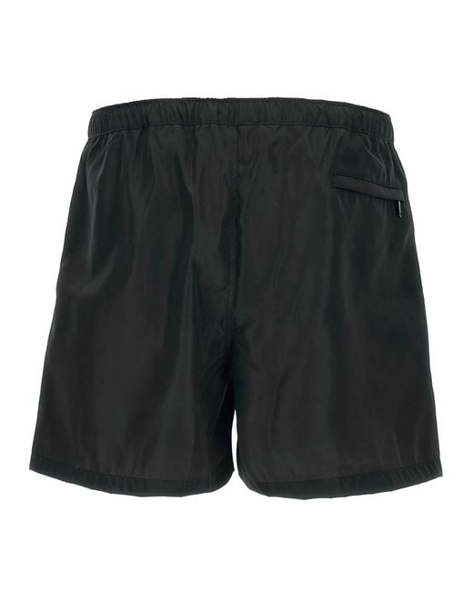 Valentino Garavani Black 'Chez Swimsuit for men
